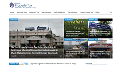 Desktop Screenshot of onlinepropertytax.com