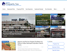 Tablet Screenshot of onlinepropertytax.com